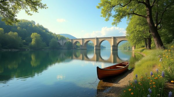 Arrêtez de chercher : réservez votre location de canoë à Vallon Pont d'Arc